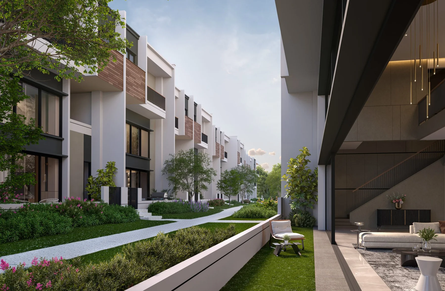 Parkhomes Green Alley — Zenia ParkCity Damansara rendering