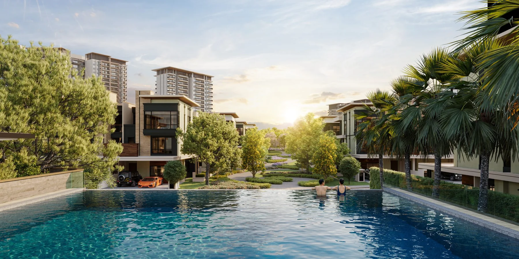 Parkhomes landscape and recreation concept — Zenia Parkhomes artist’s impression