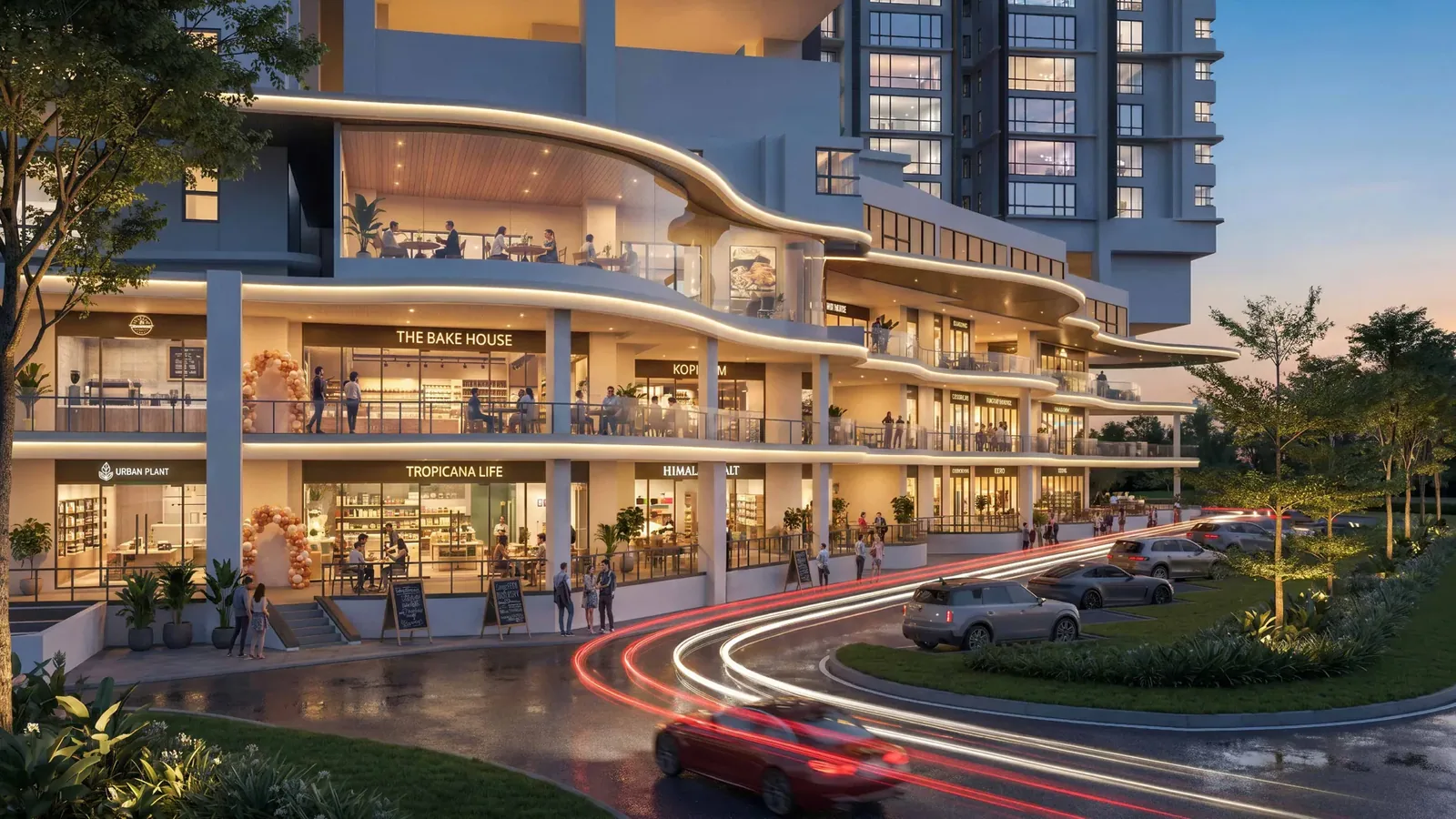 Cappella Embassy Ampang Hilir — Cappella Embassy arrival and facade