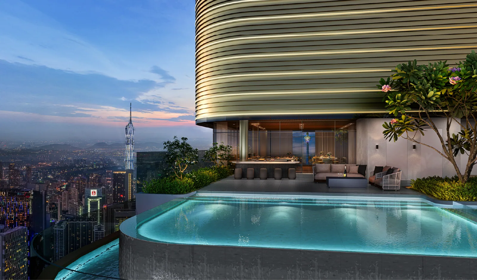 CloutHaus Residences — Sky BBQ lounge — project gallery