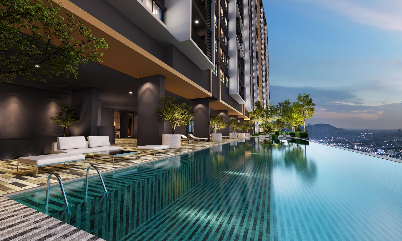 Devia Residences Kwasa Damansara — The Evia Pool