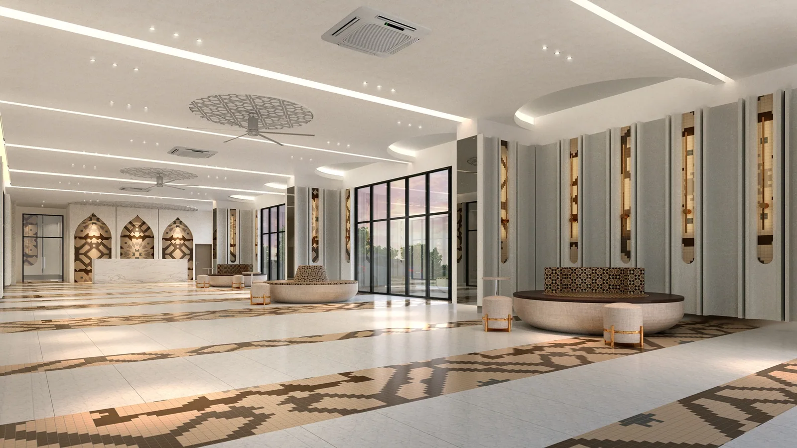 Lobby — Erinaz official project rendering