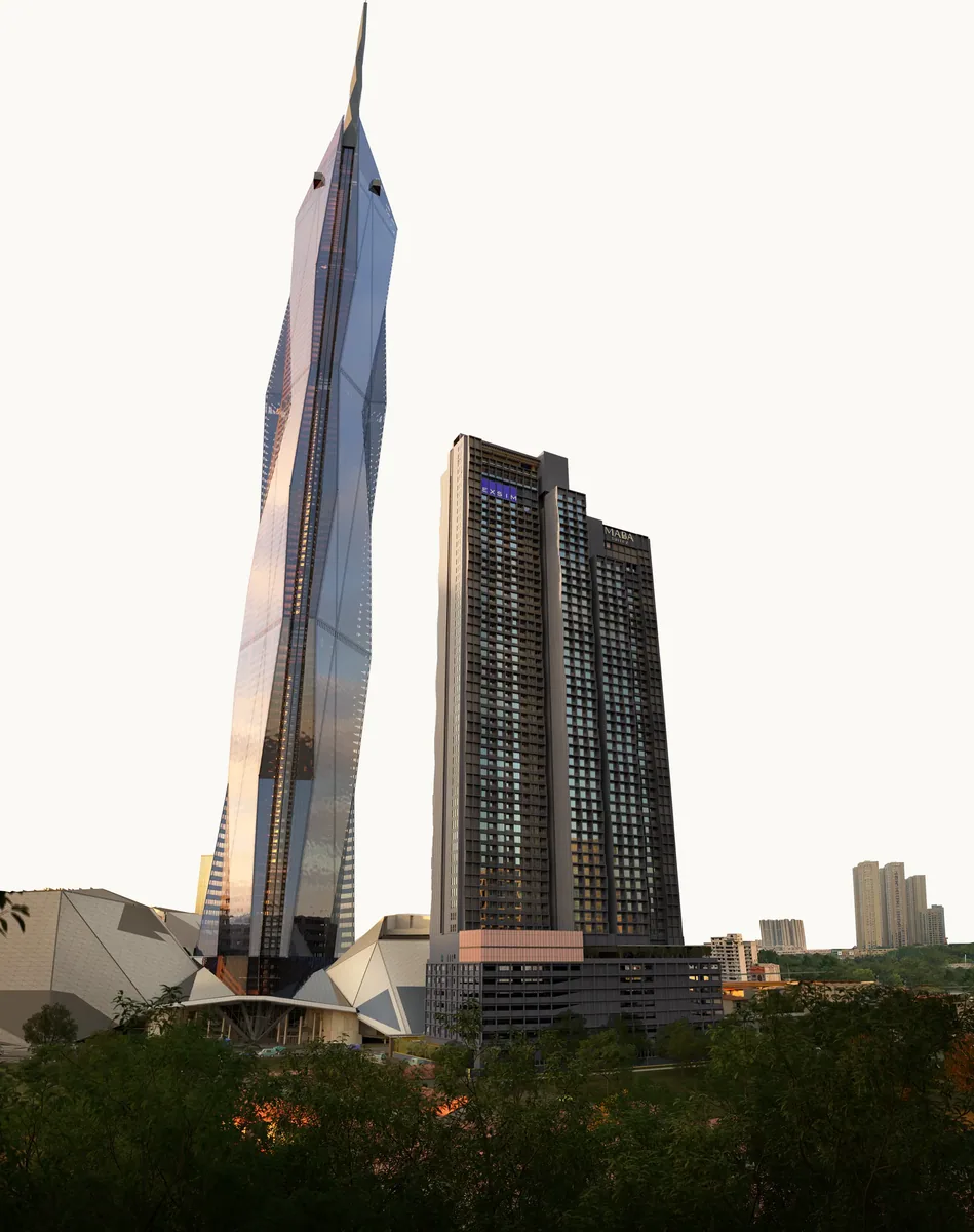 Maba Suitez Kl City Centre — MABA Suitez tower rendering