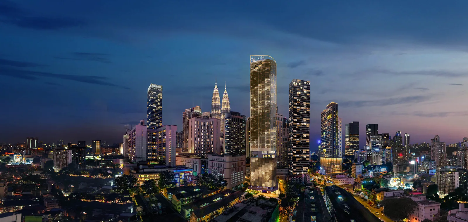 Orion Residence Bukit Bintang — A2003 facade HR extend