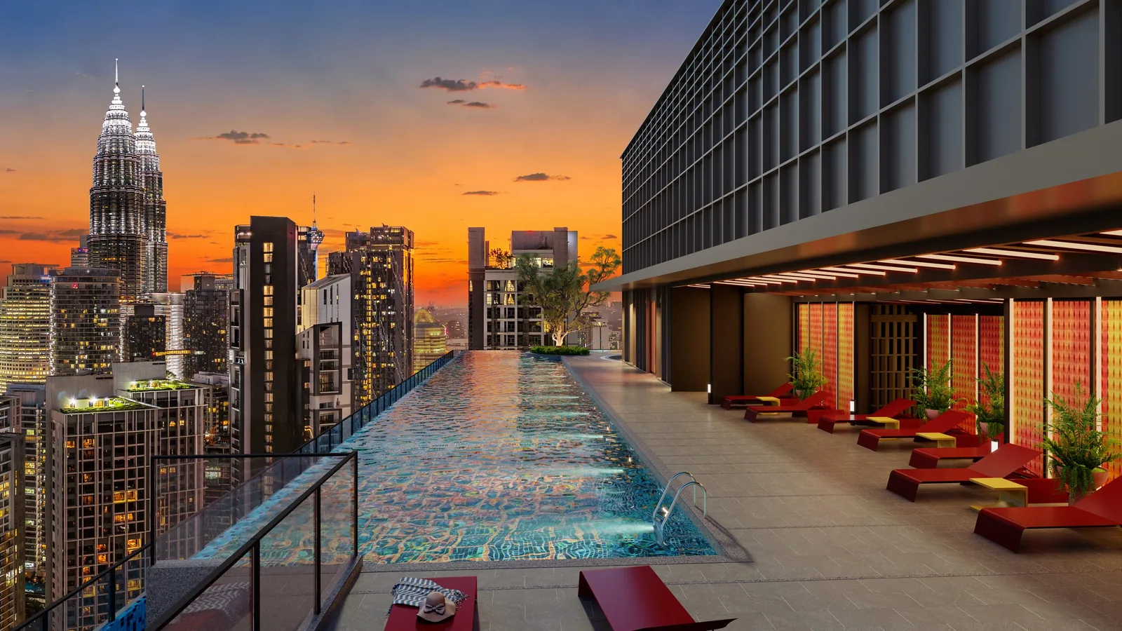 Phoeniz Suites — Infinity pool — project gallery