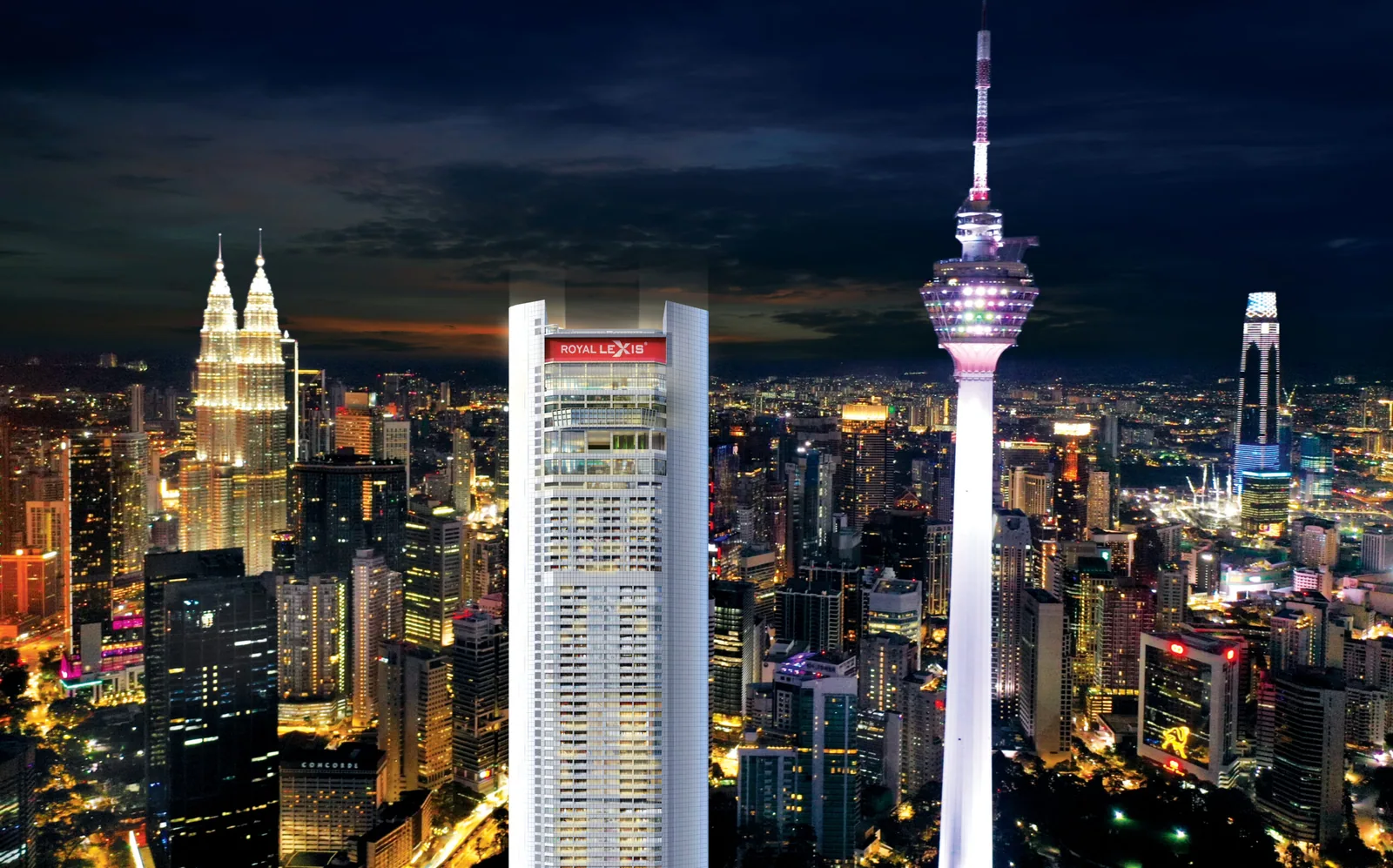 Royal Lexis Kuala Lumpur — Night scene CMYK edit scaled