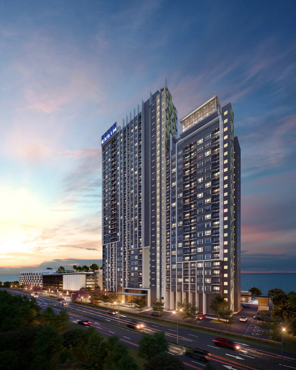 Sea Crestz Kuantan Waterfront — Facade