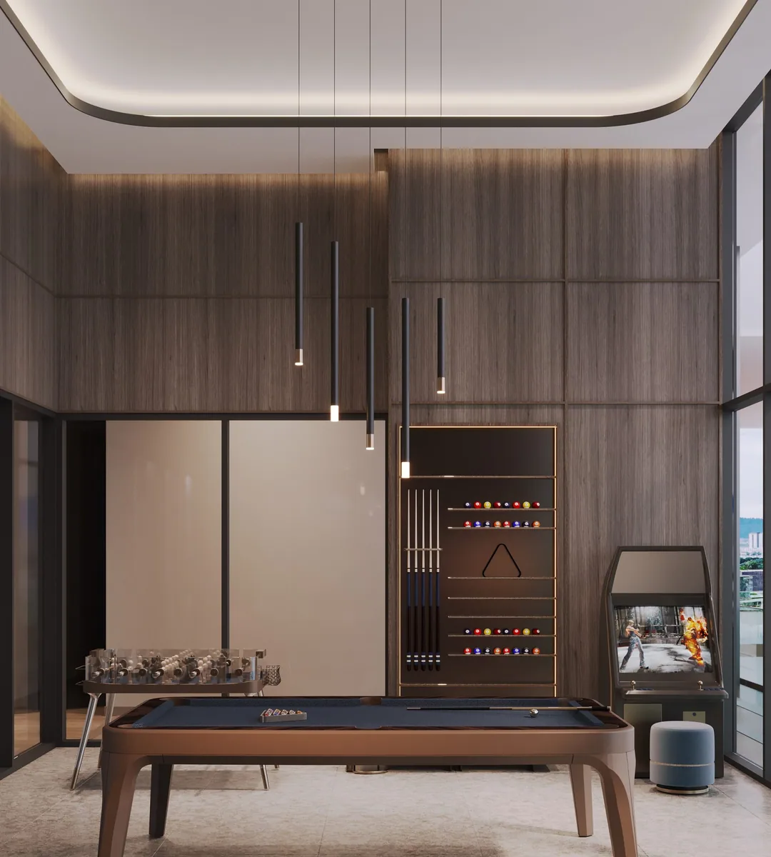 Sutera Suites Kl City Gateway — Games room with recreation amenities