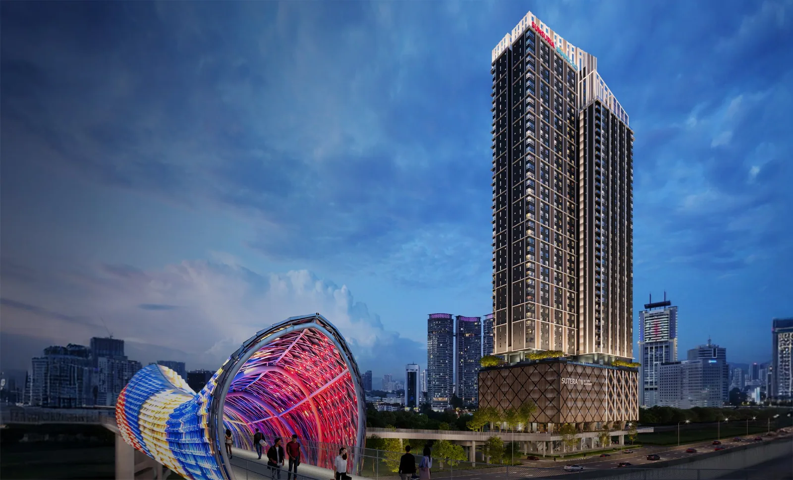 Sutera Suites Kl City Gateway — ka2541 saloma overlooking facade hr extended