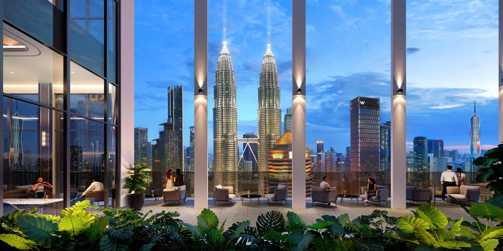 Sutera Suites Kl City Gateway — Sky Terrace lounge with panoramic views