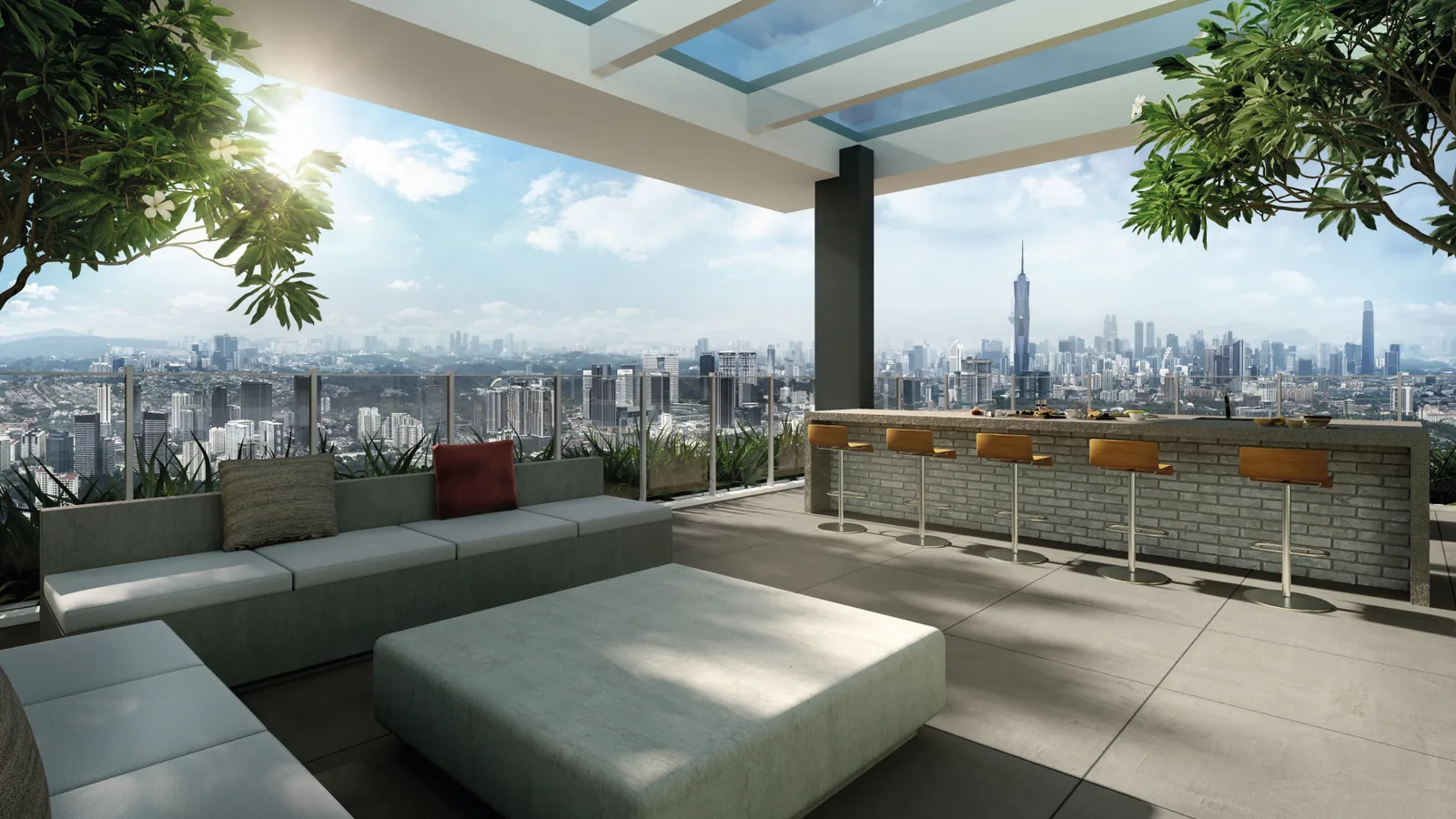 The Atas Taman Desa — Sky pavilion