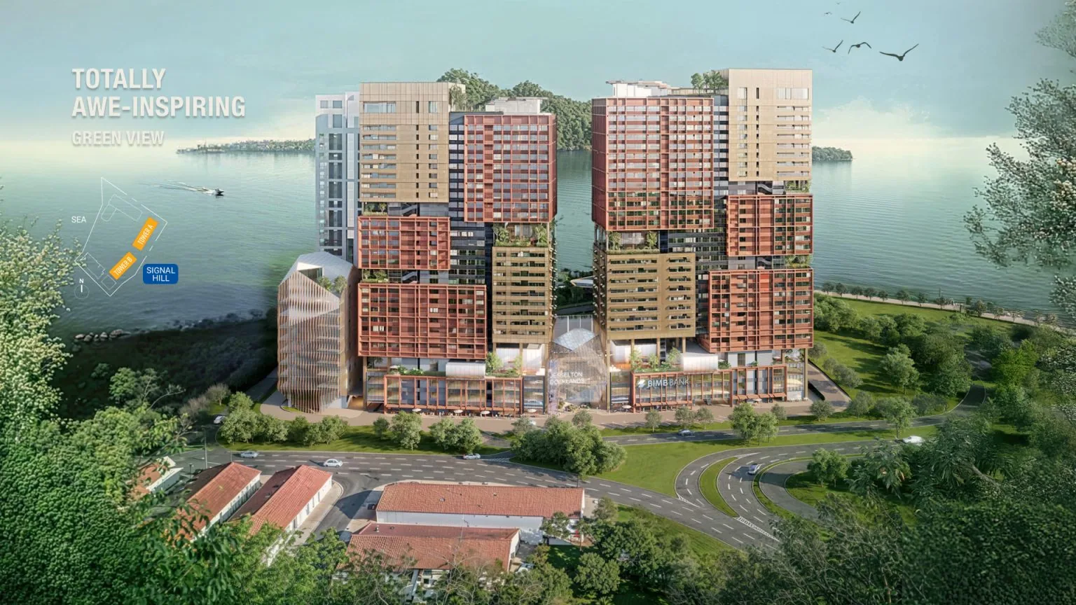 The Bedrock Jesselton Docklands — The Bedrock Signal Hill View