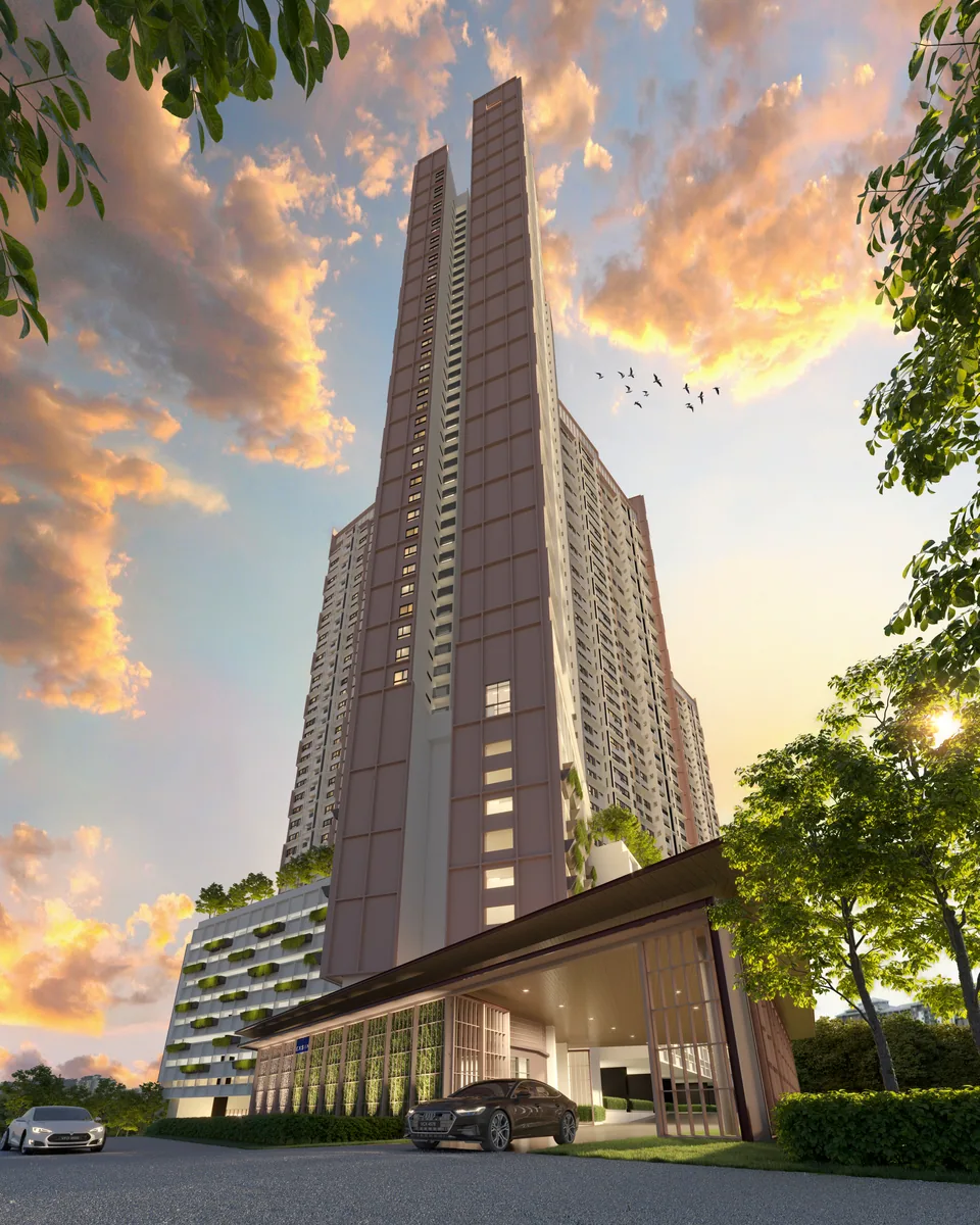 The Queenswoodz Bukit Jalil — Facade
