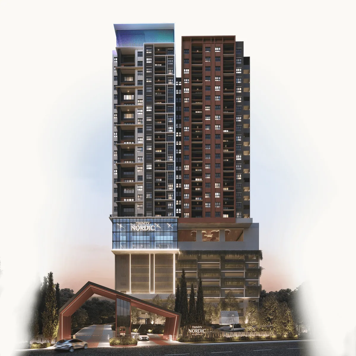 Trinity Nordic Seri Kembangan — Trinity Nordic tower exterior