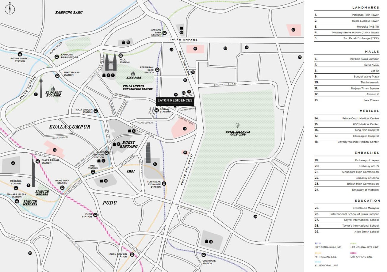 Eaton Residence KLCC Location Plan (1)